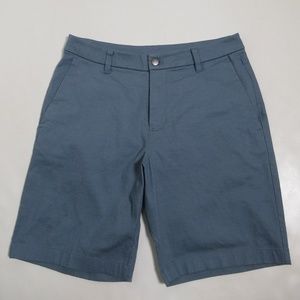 Lululemon Men's Commission Classic-Fit Short 9" *Oxford  Iron Blue Size 31